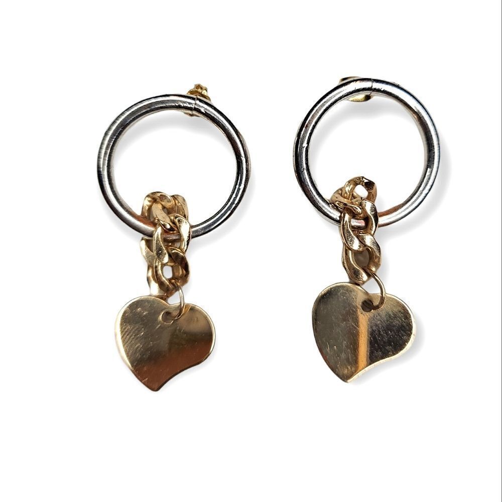 Dangle heart earrings  